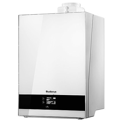 Buderus Brennwerttherme Logamax plus GB192i - 15 kW - Farbe schwarz oder weiß