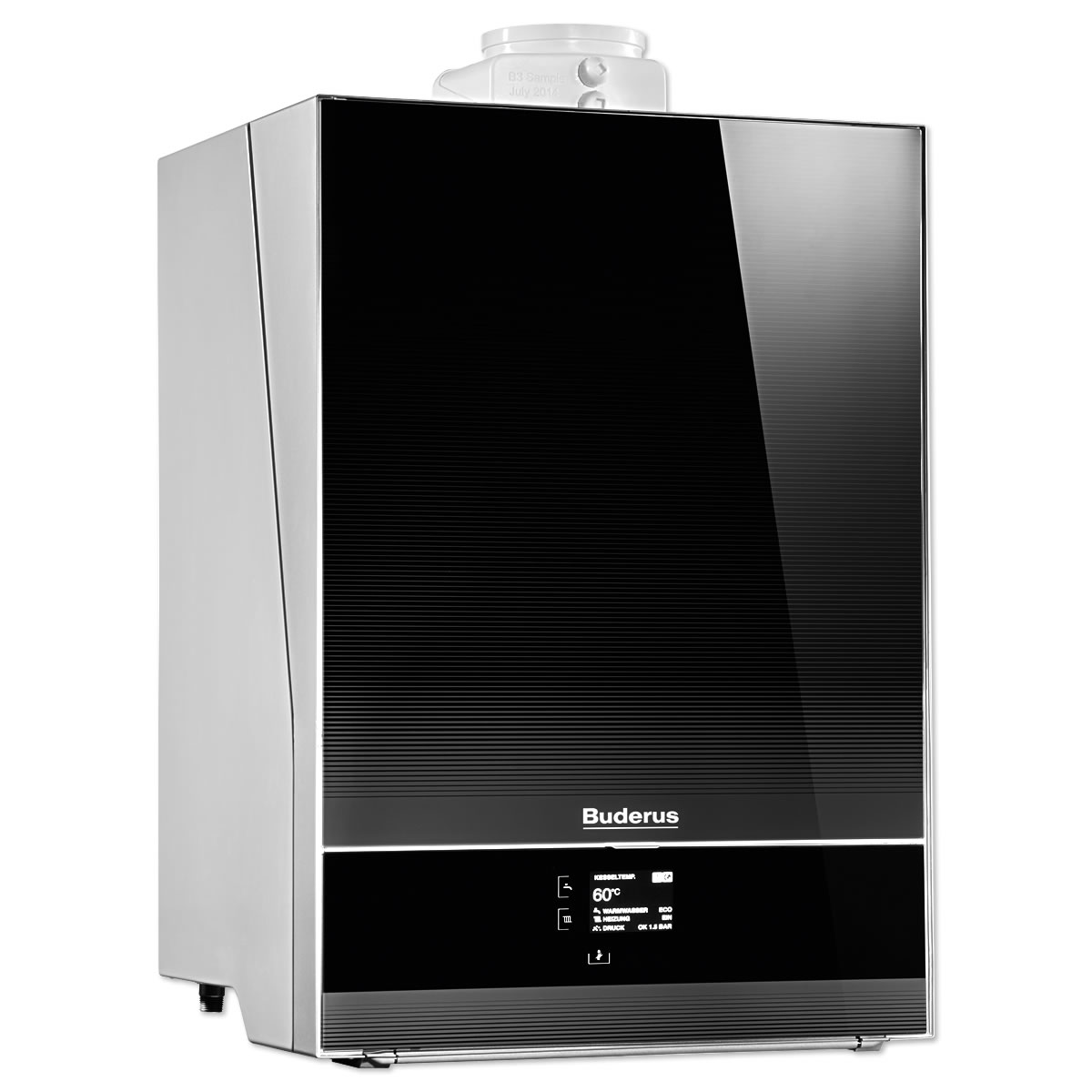 Buderus Brennwerttherme Logamax plus GB192i - 15 kW - Farbe schwarz oder weiß